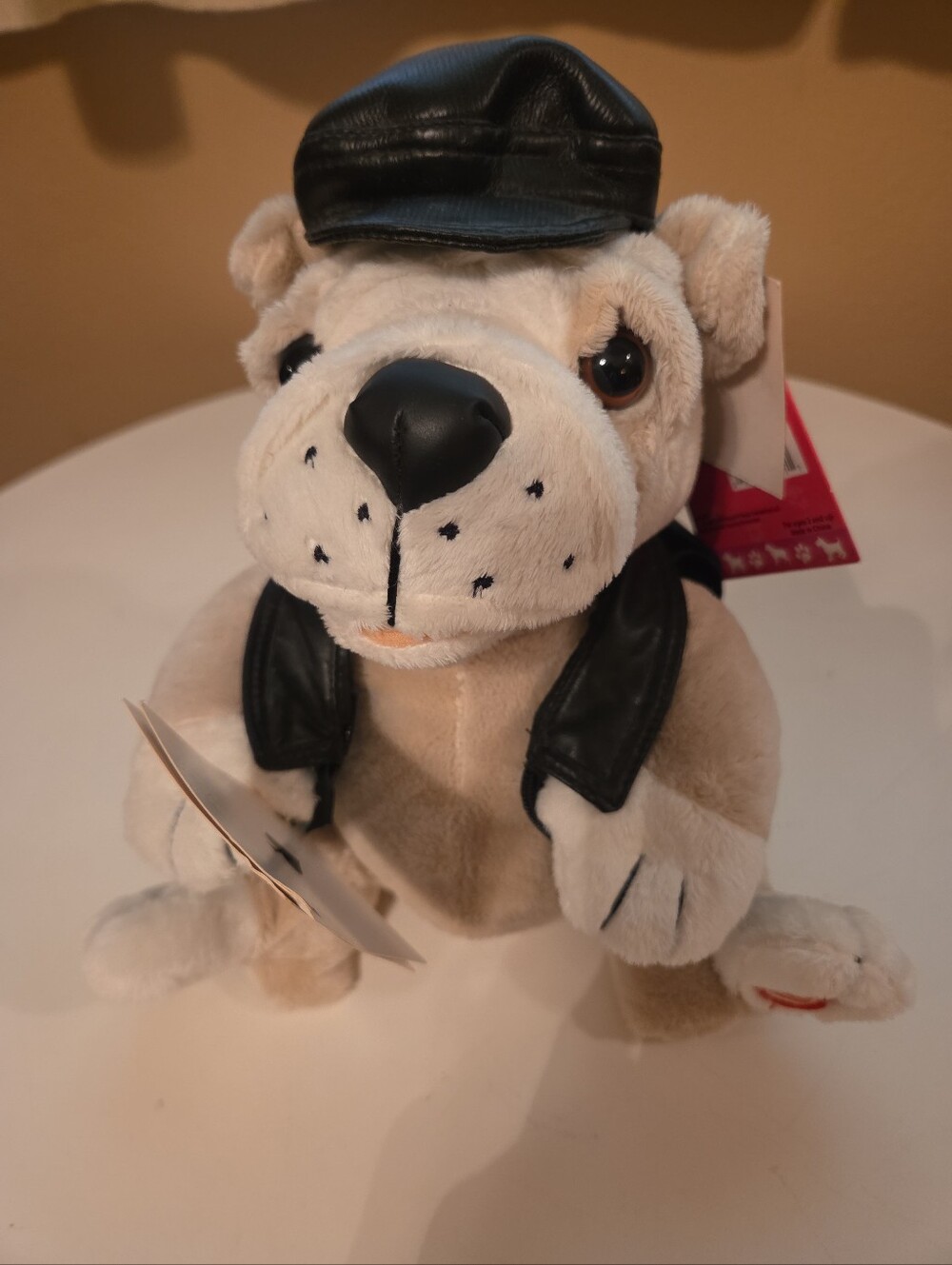 Plush Animated Bulldog Plush Toy, Sings THE GAMBLER (Kenny Rogers), NWT